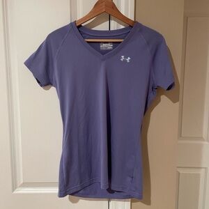 Nike Women’s Semi-Fitted Heat Gear T-Shirt Purple Size Small